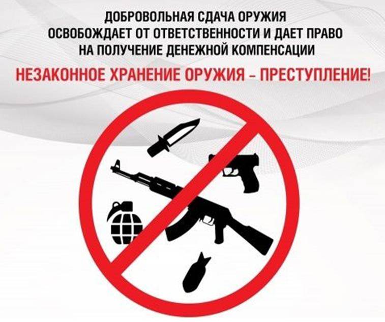 Добровольная сдача оружия.